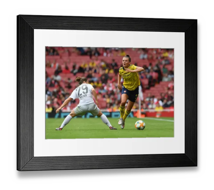 Framed Print : Arsenal Women vs. FC Bayern Munich: Emirates Cup Clash (2019-20) Framed Print : Arsenal Women vs. FC Bayern Munich: Emirates Cup Clash (2019-20)