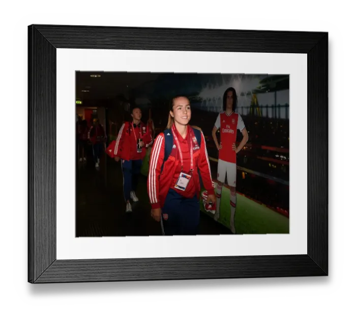 Framed Print : Arsenal's Lia Walti: Pre-Match Focus before Arsenal Women vs. FC Bayern Munich Framed Print : Arsenal's Lia Walti: Pre-Match Focus before Arsenal Women vs. FC Bayern Munich