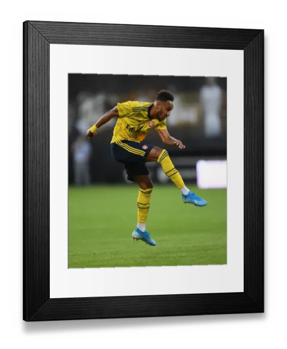 Framed Print : Pierre-Emerick Aubameyang in Action: Angers vs Arsenal Pre-Season Friendly Framed Print : Pierre-Emerick Aubameyang in Action: Angers vs Arsenal Pre-Season Friendly