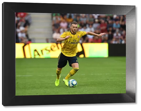 Arsenal's Calum Chambers in Action during Pre-Season Clash against Angers, France 2019