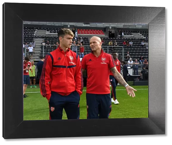 Arsenal's Freddie Ljungberg and Robbie Burton Prepare for Angers Friendly