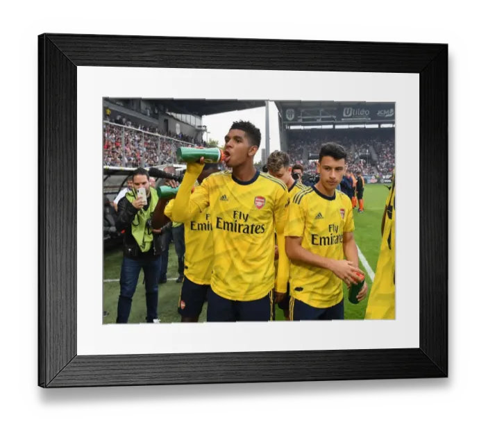 Framed Print : Arsenal's Tyreece John-Jules Prepares for Angers Friendly