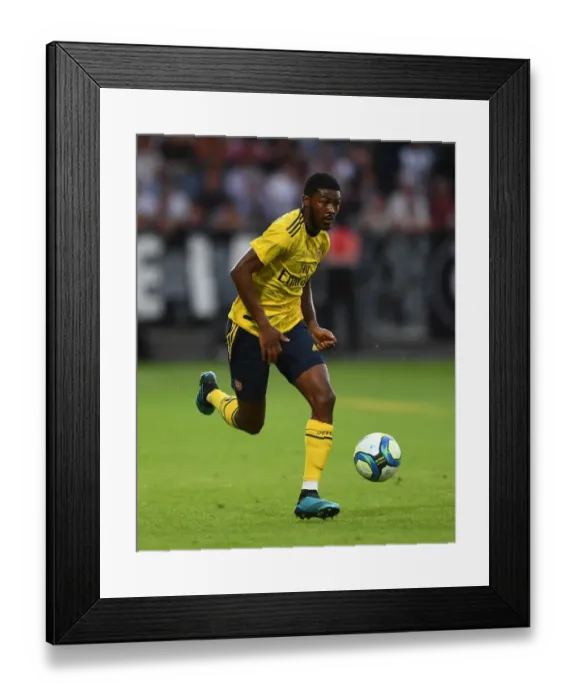 Framed Print : Arsenal's Ainsley Maitland-Niles in Action against Angers during 2019 Pre-Season Friendly