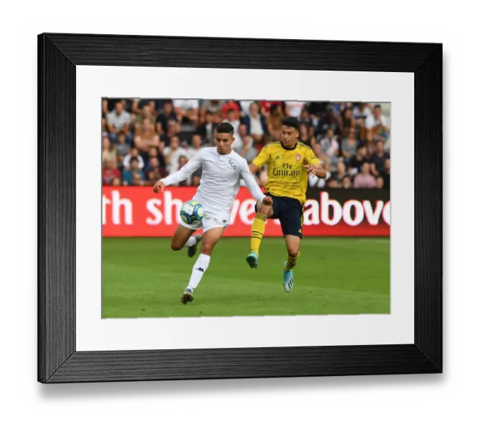 Framed Print : Gabriel Martinelli Stars in Arsenal's Victory over Angers Framed Print : Gabriel Martinelli Stars in Arsenal's Victory over Angers