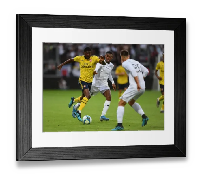 Framed Print : Maitland-Niles vs. Reine-Adelaide: Clash in Angers Friendly Framed Print : Maitland-Niles vs. Reine-Adelaide: Clash in Angers Friendly