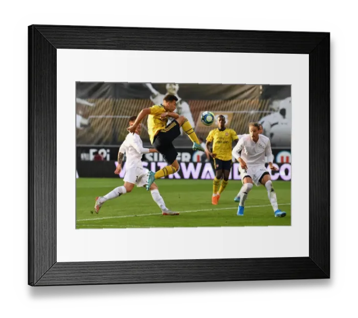 Framed Print : Arsenal's Gabriel Martinelli Shines in Angers Friendly Framed Print : Arsenal's Gabriel Martinelli Shines in Angers Friendly