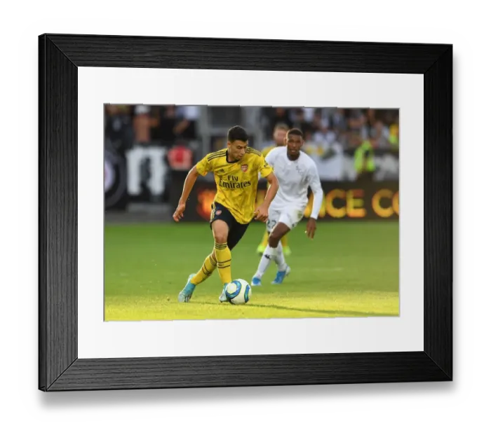 Framed Print : Gabriel Martinelli Shines: Arsenal's Pre-Season Victory Over Angers Framed Print : Gabriel Martinelli Shines: Arsenal's Pre-Season Victory Over Angers