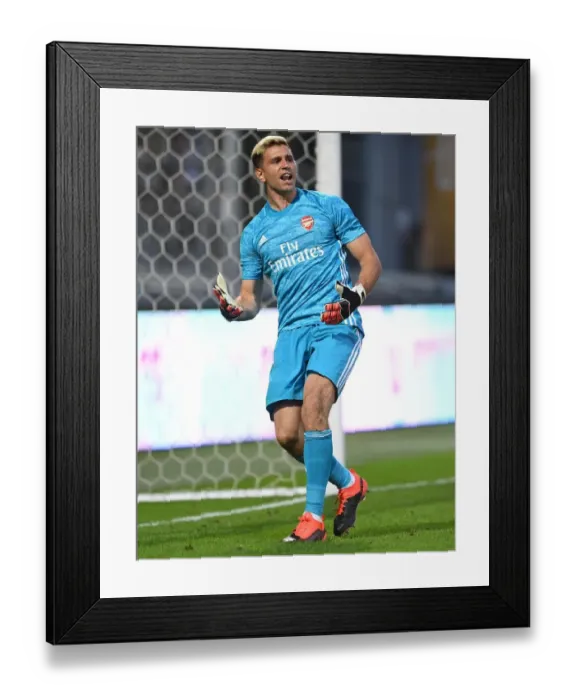 Framed Print : Emi Martinez's Penalty Save: Arsenal Secure Pre-Season Victory over Angers Framed Print : Emi Martinez's Penalty Save: Arsenal Secure Pre-Season Victory over Angers