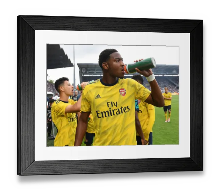 Framed Print : Arsenal's Zech Medley Prepares for Angers Friendly Framed Print : Arsenal's Zech Medley Prepares for Angers Friendly