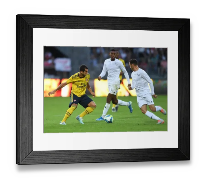 Framed Print : Arsenal's Mkhitaryan Shines in Angers Friendly Framed Print : Arsenal's Mkhitaryan Shines in Angers Friendly