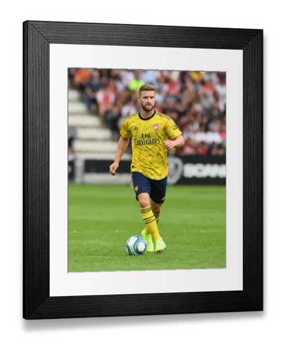 Framed Print : Arsenal's Mustafi in Action: Angers Friendly, July 2019 Framed Print : Arsenal's Mustafi in Action: Angers Friendly, July 2019
