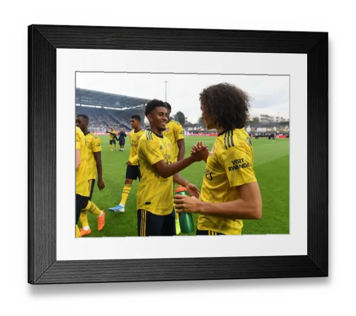 Framed Print : Arsenal Stars Reiss Nelson and Matteo Guendouzi Before Angers Friendly Framed Print : Arsenal Stars Reiss Nelson and Matteo Guendouzi Before Angers Friendly