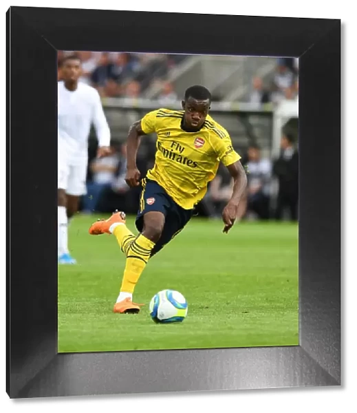 Arsenal's Eddie Nketiah in Action against Angers during 2019 Pre-Season Friendly