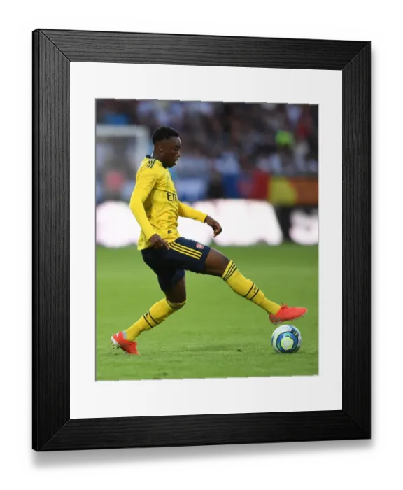 Framed Print : Arsenal's James Olayinka Shines in Angers Pre-Season Friendly, 2019
