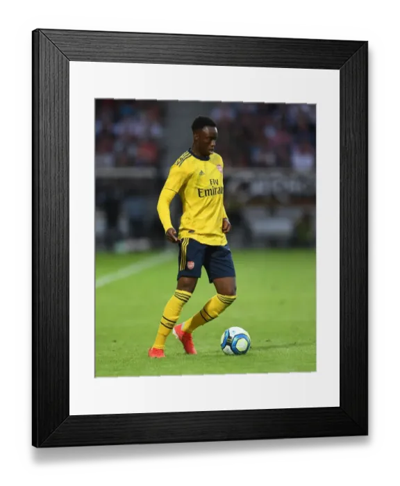 Framed Print : Arsenal's James Olayinka in Action against Angers during 2019 Pre-Season Friendly