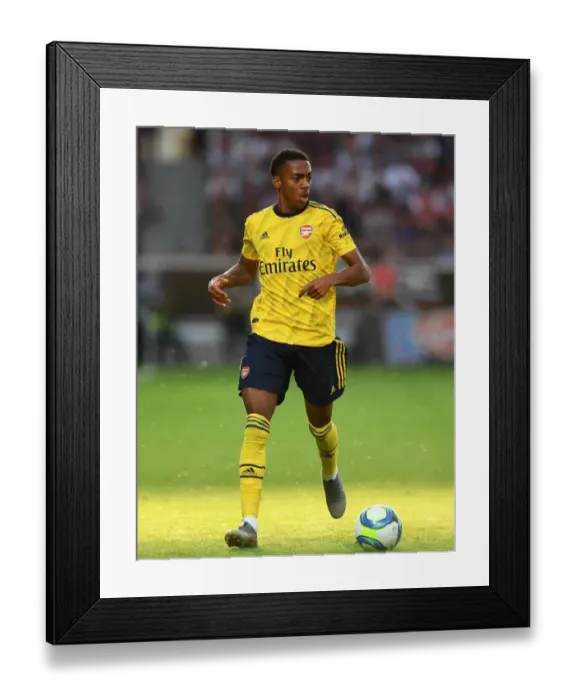 Framed Print : Joe Willock in Action: Angers vs Arsenal Pre-Season Match, 2019
