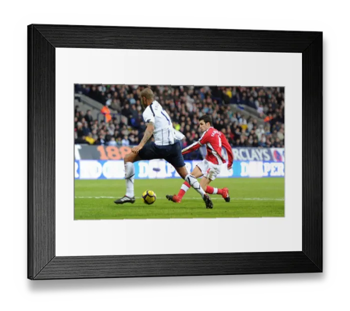 Framed Print : Cesc Fabregas Scores First Arsenal Goal Past Zat Knight at Bolton Wanderers (0-2) Framed Print : Cesc Fabregas Scores First Arsenal Goal Past Zat Knight at Bolton Wanderers (0-2)