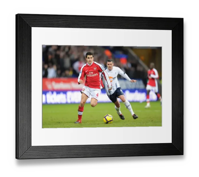 Framed Print : Cesc Fabregas (Arsenal) Paul Robinson (Bolton). Bolton Wanderers 0: 2 Arsenal