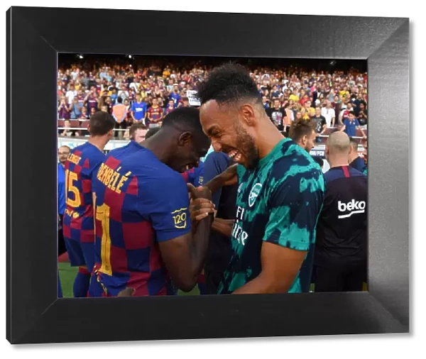 FC Barcelona vs. Arsenal: Aubameyang and Dembele Clash in Pre-Season Friendly