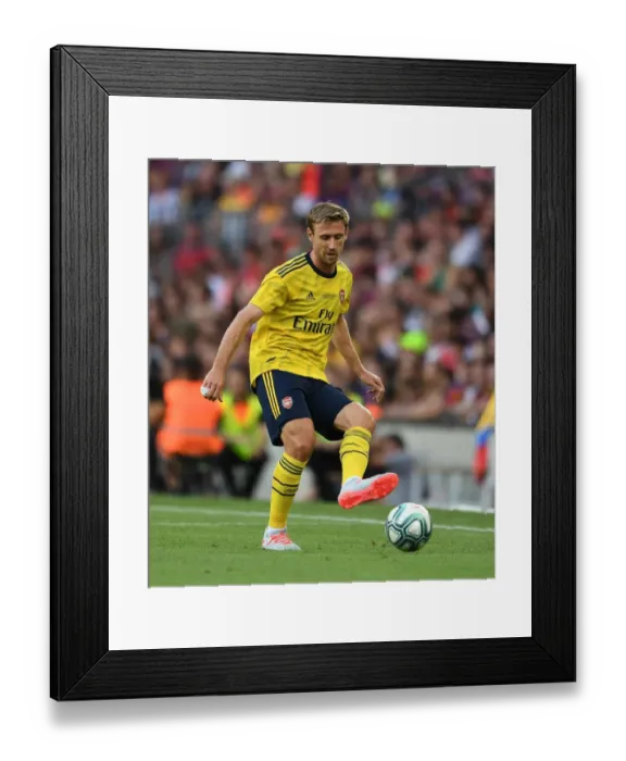 Framed Print : FC Barcelona vs. Arsenal: Nacho Monreal in Action during the 2019-20 Pre-Season Friendly Framed Print : FC Barcelona vs. Arsenal: Nacho Monreal in Action during the 2019-20 Pre-Season Friendly