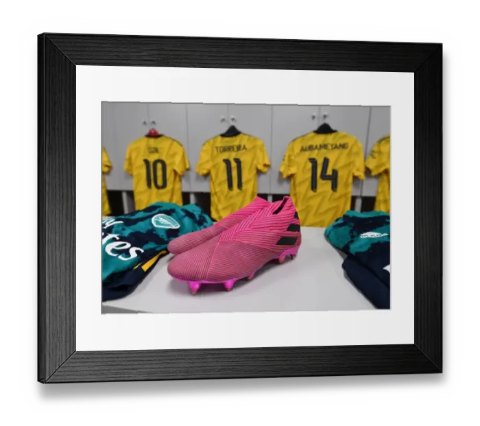 Framed Print : Arsenal's Lucas Torreira Prepares for FC Barcelona Clash in 2019-20 Pre-Season Friendly
