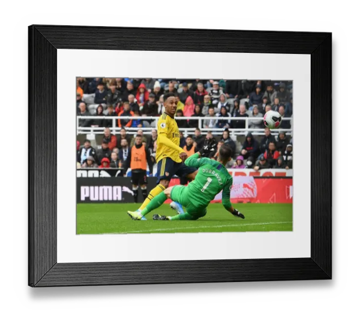 Framed Print : Aubameyang's Stunner: Dramatic Last-Gasp Win for Arsenal against Newcastle in Premier League Thriller Framed Print : Aubameyang's Stunner: Dramatic Last-Gasp Win for Arsenal against Newcastle in Premier League Thriller
