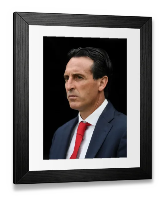 Framed Print : Unai Emery Pre-Match: Arsenal vs. Newcastle United, Premier League (2019-20) Framed Print : Unai Emery Pre-Match: Arsenal vs. Newcastle United, Premier League (2019-20)