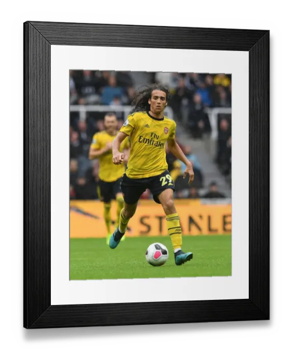 Framed Print : Guendouzi in Action: Arsenal vs. Newcastle United, Premier League 2019-20