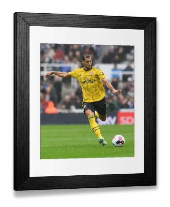 Framed Print : Mkhitaryan's Brilliant Performance: Arsenal Triumphs Over Newcastle United in Premier League 2019-20