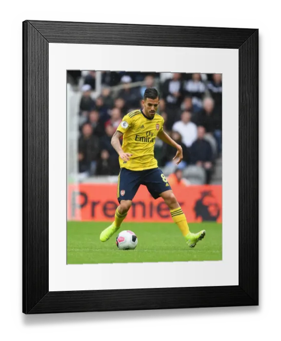 Framed Print : Dani Ceballos in Action: Arsenal vs. Newcastle United, Premier League 2019-20