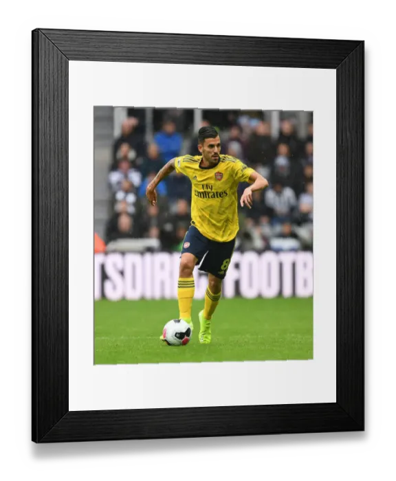 Framed Print : Dani Ceballos in Action: Newcastle United vs. Arsenal FC, Premier League 2019-20