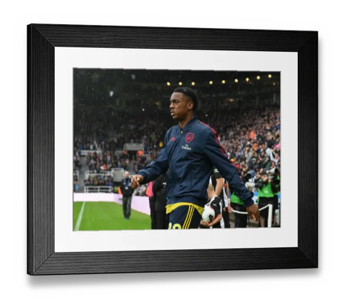 Framed Print : Arsenal's Joe Willock Readies for Newcastle United Clash in Premier League