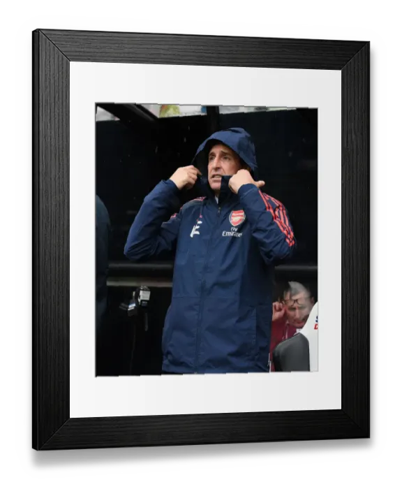 Framed Print : Unai Emery, Arsenal Coach: Pre-Match Focus at St. James Park (Newcastle United vs Arsenal, Premier League 2019-20) Framed Print : Unai Emery, Arsenal Coach: Pre-Match Focus at St. James Park (Newcastle United vs Arsenal, Premier League 2019-20)