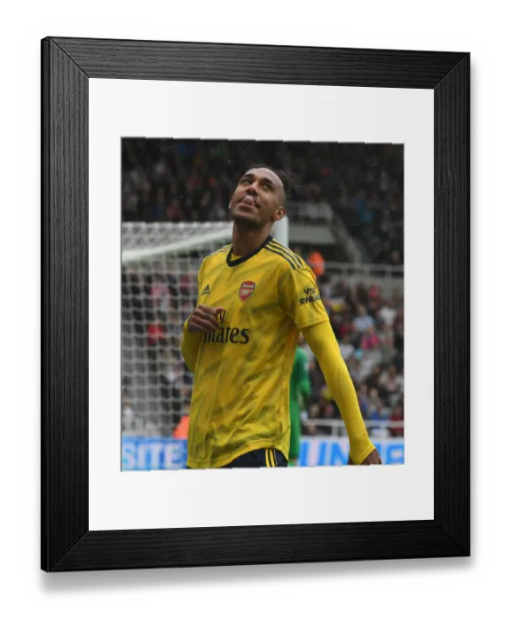 Framed Print : Arsenal's Aubameyang Scores Brilliant Goals in Premier League Victory over Newcastle United Framed Print : Arsenal's Aubameyang Scores Brilliant Goals in Premier League Victory over Newcastle United