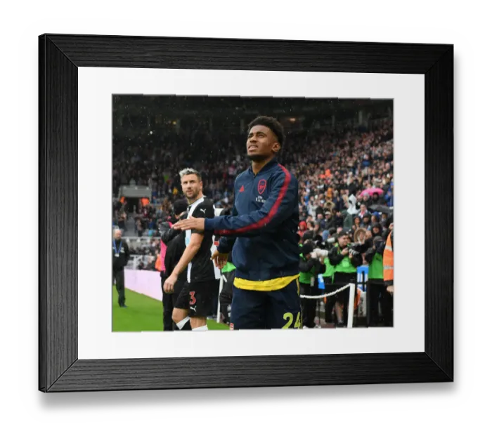 Framed Print : Arsenal's Joe Willock and Reiss Nelson Prepare for Newcastle United Clash in Premier League Framed Print : Arsenal's Joe Willock and Reiss Nelson Prepare for Newcastle United Clash in Premier League