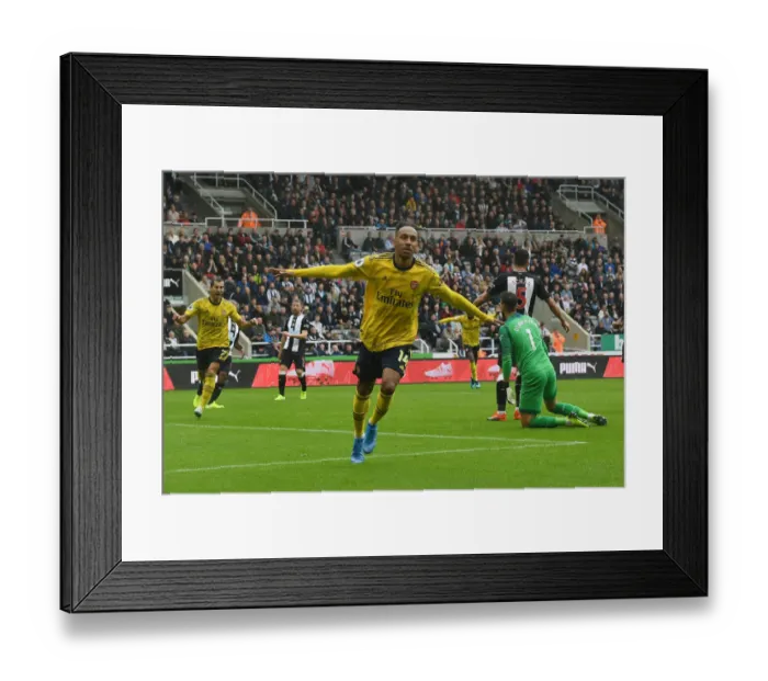 Framed Print : Aubameyang's Stunning Goal: Arsenal Kick Off 2019-20 Season with 1-0 Win Over Newcastle Framed Print : Aubameyang's Stunning Goal: Arsenal Kick Off 2019-20 Season with 1-0 Win Over Newcastle