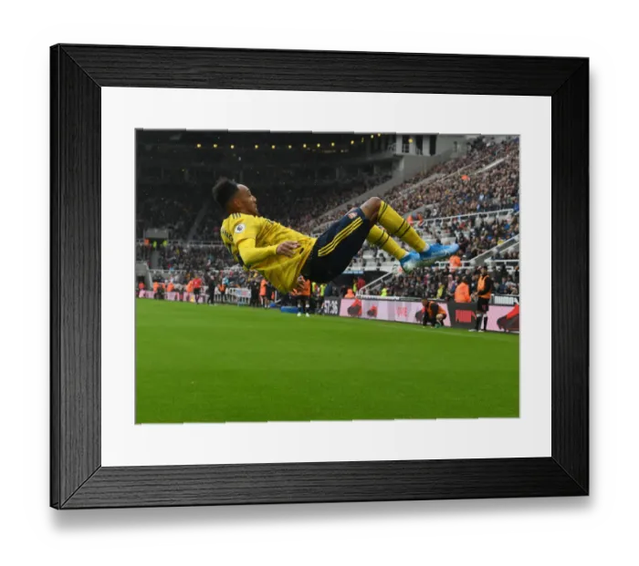 Framed Print : Arsenal Kick Off New Season with Aubameyang's Stunner Against Newcastle United Framed Print : Arsenal Kick Off New Season with Aubameyang's Stunner Against Newcastle United