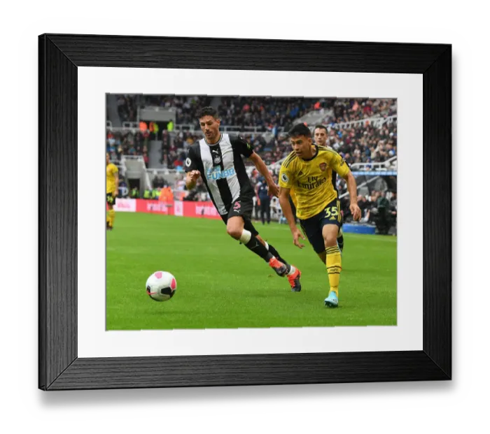 Framed Print : Martinelli vs Schar: Battle at St. James Park - Arsenal vs Newcastle, Premier League 2019-20 Framed Print : Martinelli vs Schar: Battle at St. James Park - Arsenal vs Newcastle, Premier League 2019-20