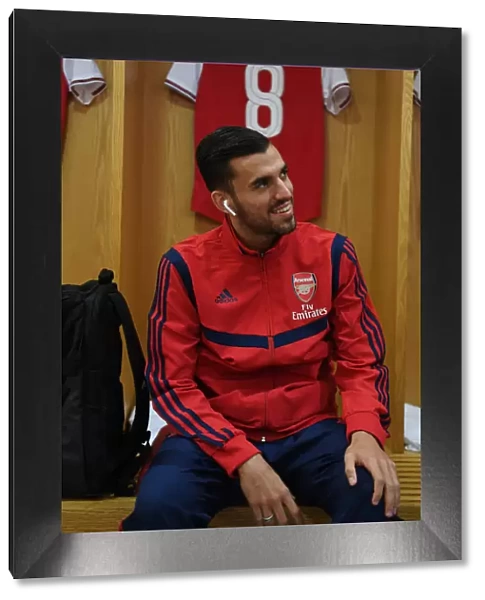 Arsenal: Dani Ceballos in the Changing Room before Arsenal v Olympique Lyonnais - Emirates Cup 2019