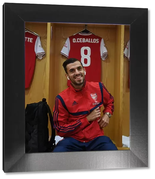 Arsenal FC: Dani Ceballos in the Changing Room before Arsenal vs. Olympique Lyonnais - Emirates Cup 2019