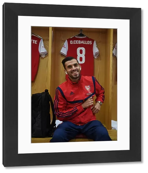Arsenal FC: Dani Ceballos in the Changing Room before Arsenal vs. Olympique Lyonnais - Emirates Cup 2019