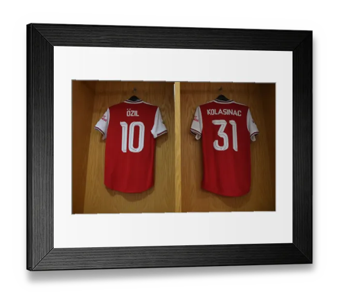 Framed Print : Arsenal vs. Olympique Lyonnais: Emirates Cup Clash, 2019