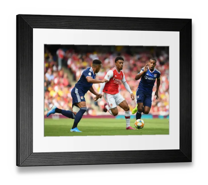 Framed Print : Arsenal vs. Lyon: Emirates Cup Showdown, 2019