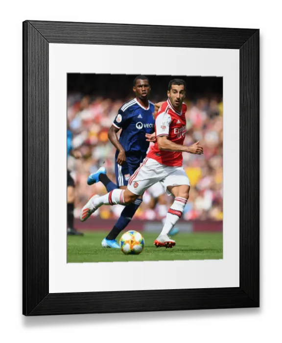 Framed Print : Arsenal's Mkhitaryan Shines in Emirates Cup Clash Against Olympique Lyonnais Framed Print : Arsenal's Mkhitaryan Shines in Emirates Cup Clash Against Olympique Lyonnais