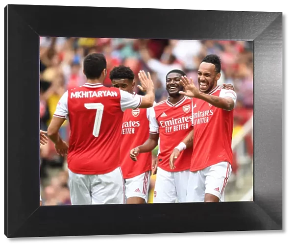 Arsenal: Aubameyang Scores, Mkhitaryan, Nelson, Maitland-Niles Celebrate in 2019 Emirates Cup