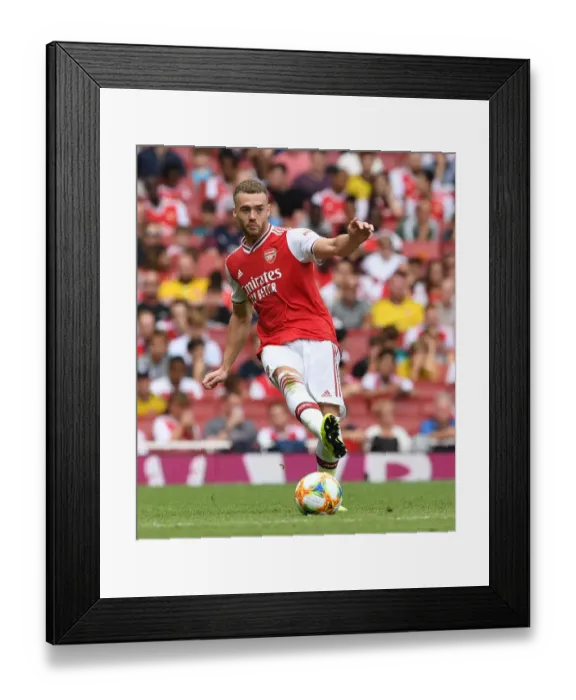 Framed Print : Arsenal's Calum Chambers in Action Against Olympique Lyonnais at Emirates Cup, 2019 Framed Print : Arsenal's Calum Chambers in Action Against Olympique Lyonnais at Emirates Cup, 2019