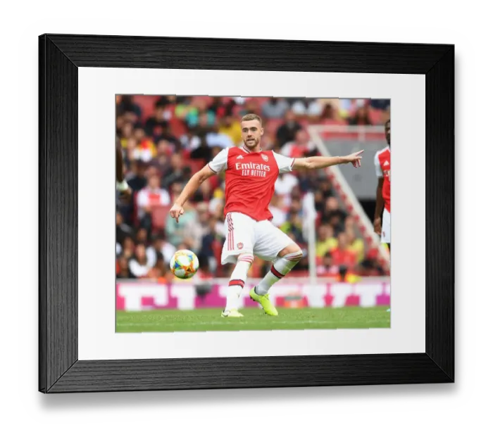 Framed Print : Arsenal vs. Olympique Lyonnais: Emirates Cup Clash, 2019