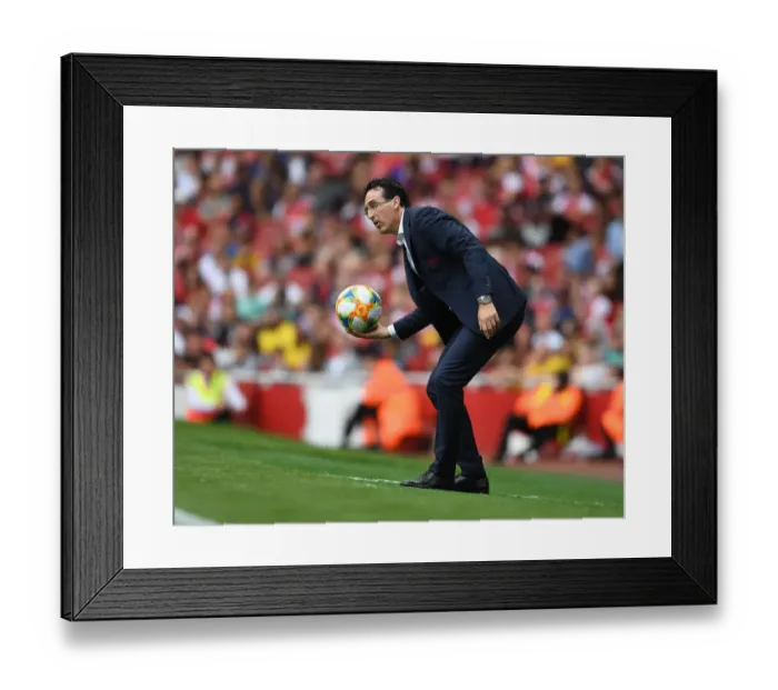 Framed Print : Unai Emery Guides Arsenal Against Olympique Lyonnais in Emirates Cup Showdown Framed Print : Unai Emery Guides Arsenal Against Olympique Lyonnais in Emirates Cup Showdown