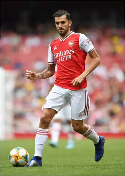 Arsenal's Dani Ceballos in Action at Emirates Cup 2019 vs Olympique Lyonnais