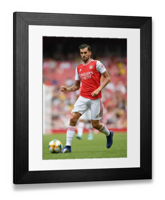 Framed Print : Arsenal's Dani Ceballos in Action at Emirates Cup 2019 vs Olympique Lyonnais Framed Print : Arsenal's Dani Ceballos in Action at Emirates Cup 2019 vs Olympique Lyonnais